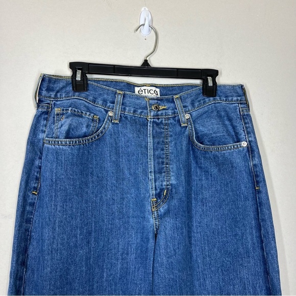 Etica Stanton Relaxed Wide Leg High Rise Jean (Size 28 & 29) - Picture 6 of 10